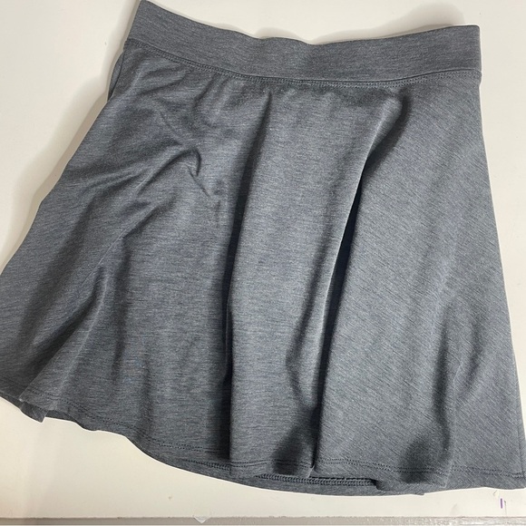 The Children's Place Girl Skater Skirt Skort Heather Gray Blue Sz L 10-12 - Picture 7 of 7